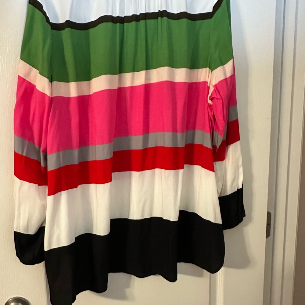 crown & ivy Multicolor Striped Blouse - Picture 3 of 6